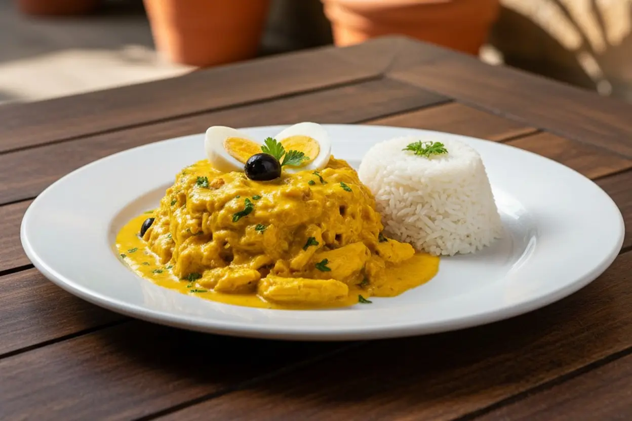 Aji de Gallina Comfort on a Plate